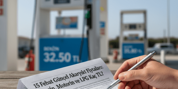 15 Şubat Güncel Akaryakıt Fiyatları: Benzin, Motorin ve LPG Kaç TL?