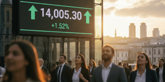 BIST 100 Endeksi Günü 14.000 Puanın Üzerinde Yükselişle Kapattı