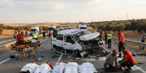 Diyarbakır’da feci trafik kazası: 5 ölü, 2 yaralı