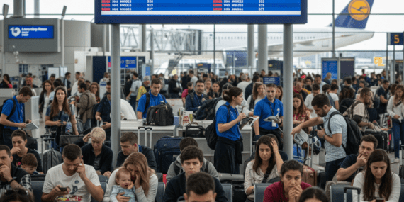 Lufthansa’da Büyük Grev: 800 İptal, 100 Bin Yolcu Mağdur