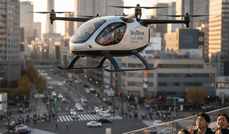 SkyDrive-Ucan-Araba-Tokyoda-Uctu-Hedef-2028-gemini