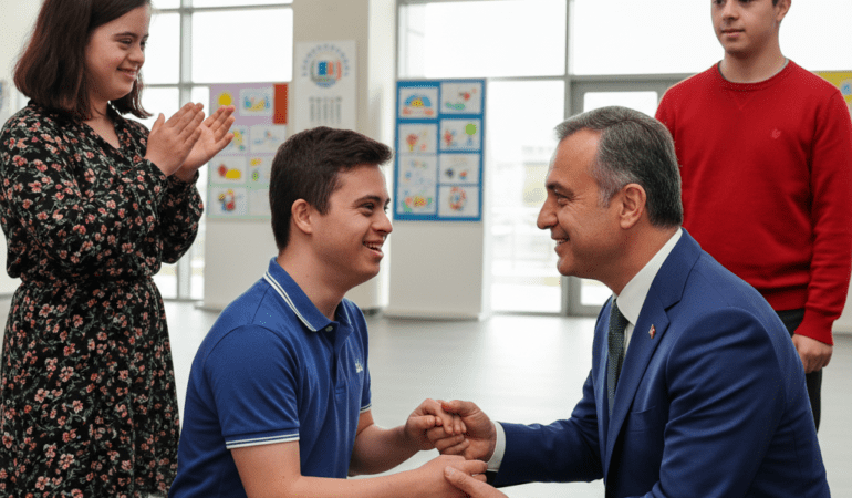 Bakan-Isikhandan-Down-Sendromlu-Bireylere-Destek-gemini