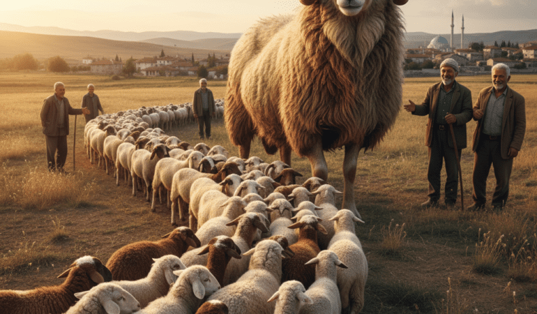 Balikesirde-11-Milyonluk-Rekor-Koc-Kuzulari-Icin-Sira-Olustu-gemini