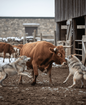 Ciftlige-Giren-Kurtlara-Buyukbas-Hayvanlardan-Sert-Savunma-gemini