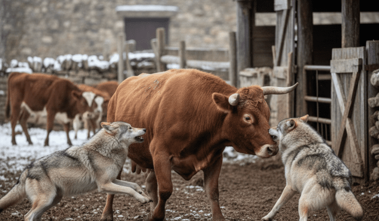 Ciftlige-Giren-Kurtlara-Buyukbas-Hayvanlardan-Sert-Savunma-gemini