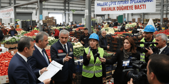 Hallere Çifte Fatura Operasyonu: Bakanlık Düğmeye Bastı