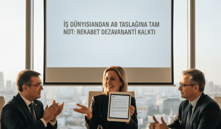 İş dünyasından AB taslağına tam not: Rekabet dezavantajı kalktı 1 Is-dunyasindan-AB-taslagina-tam-not-Rekabet-dezavantaji-kalkti-gemini