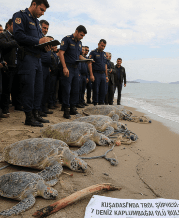 Kusadasinda-Trol-Suphesi-7-Deniz-Kaplumbagasi-Olu-Bulundu-gemini