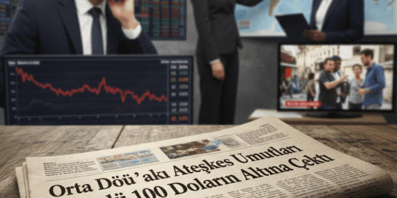 Orta Doğu’daki Ateşkes Umutları Petrolü 100 Doların Altına Çekti