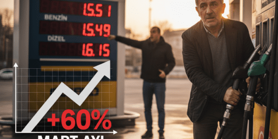 Petrol Fiyatlarında Dev Sıçrama: Mart Ayında Yüzde 60 Yükseliş