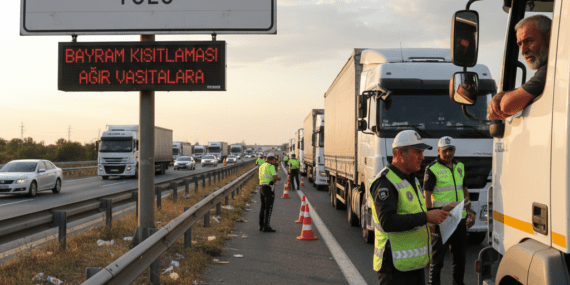 Tekirdağ-İstanbul Yolunda Ağır Vasıtalara Bayram Kısıtlaması