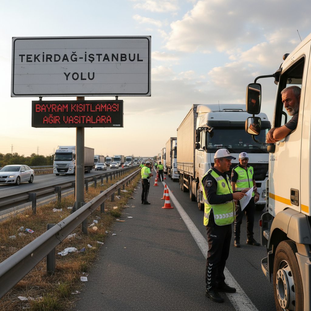 Tekirdag-Istanbul-Yolunda-Agir-Vasitalara-Bayram-Kisitlamasi-gemini