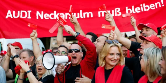 Audi Neckarsulm Fabrikası Kapanma İhtimali Çalışanları Ayağa Kaldırdı