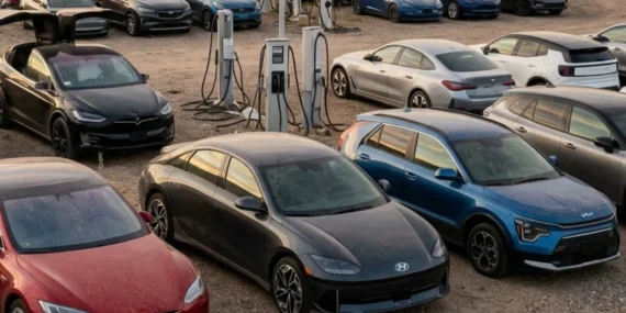 O modeller artık üretilmeyecek! ABD'de elektrikli araç mezarlığı büyüyor