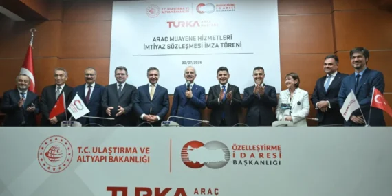 Türkiye'nin yeni nesil araç muayene sistemi için imtiyaz sözleşmesi imzalandı